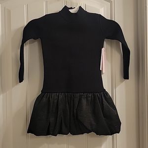2T toddler Rachel Parcell black bubble hem dress, have matching mommy one in XS